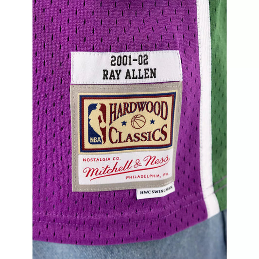 Mitchell & Ness - Milwaukee Bucks Allen 34, 01-02 Away NBA Swingman Jersey 