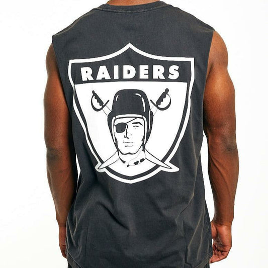 Mitchell & Ness - Oakland Raiders NFL Vintage Logo Muscle Tee 