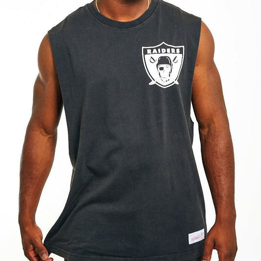 Mitchell & Ness - Oakland Raiders NFL Vintage Logo Muscle Tee 