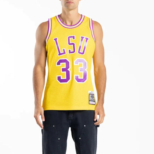 Mitchell & Ness - Shaquille Oneal 34, LSU 90-91 Swingman Jersey