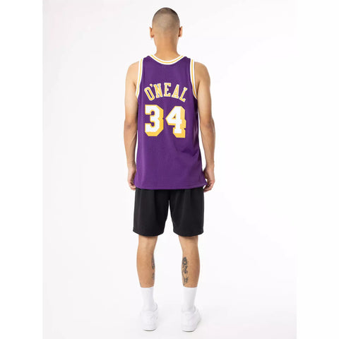 Mitchell & Ness - Shaquille ONeal, La Lakers, 96-97 Road NBA Swingman Jersey 