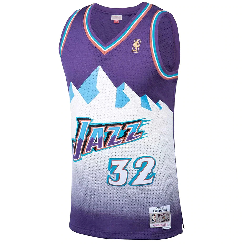 Mitchell & Ness - Utah Jazz, Karl Malone 96-97 Home NBA Swingman Jersey 