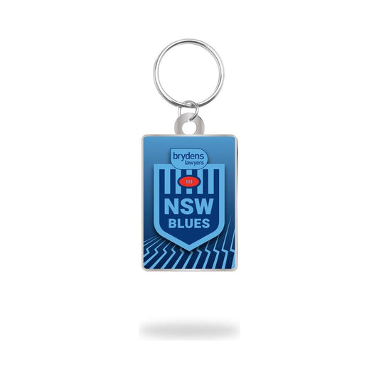 New South Wales Blues Metal Keyring