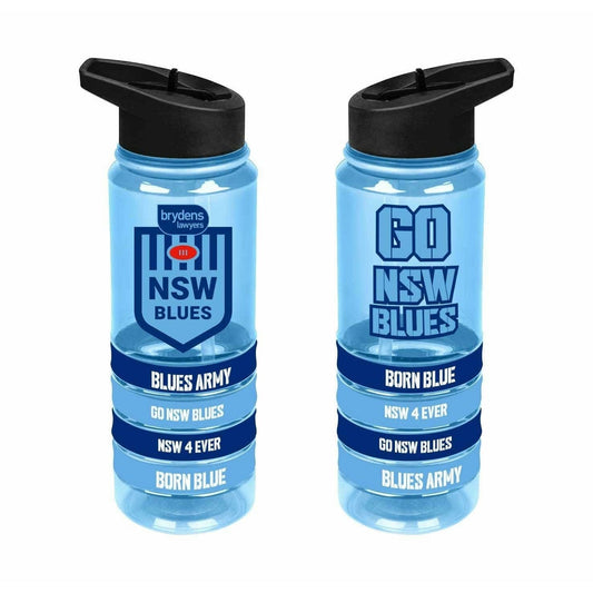 New South Wales Blues Tritan Waterbottle with Braclets
