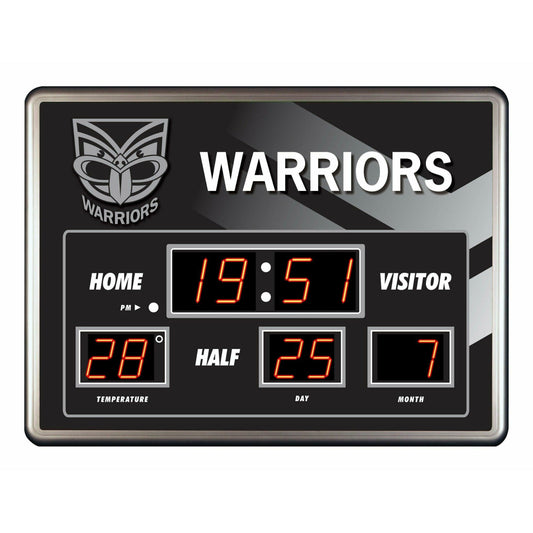 New Zealand Warriors Scoreboard Clock 