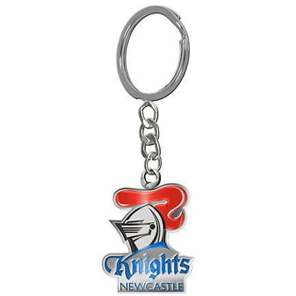 Newcastle Knights Metal Keyring 