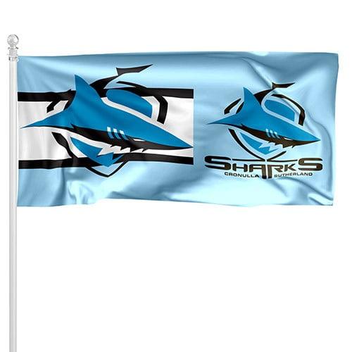 Sharks Pole Flag 