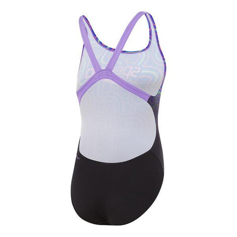 Speedo Girls Powerstrike Leaderback One Piece  Speedo Girls Powerstrike Leaderback One Piece