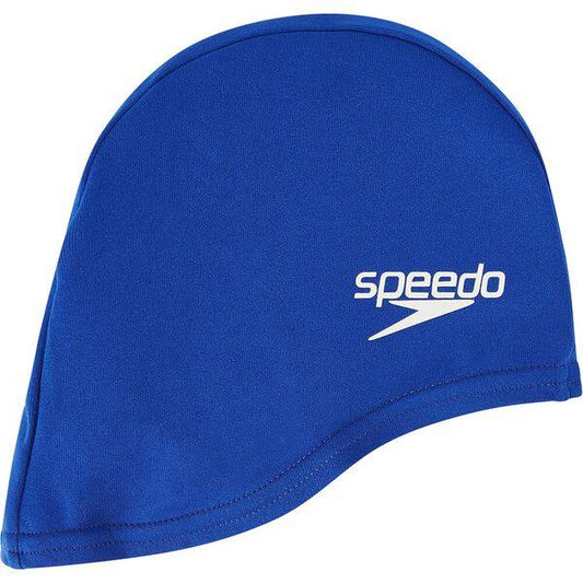 Speedo Junior Plain Polyseter Swim Cap 