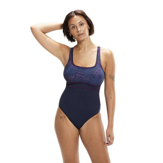 Speedo Womens Shaping Contour Eclipse One Piece 