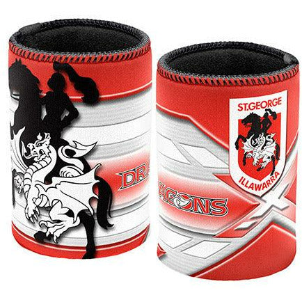 St George Dragons Logo Can Cooler  St George Dragons Logo Can Cooler