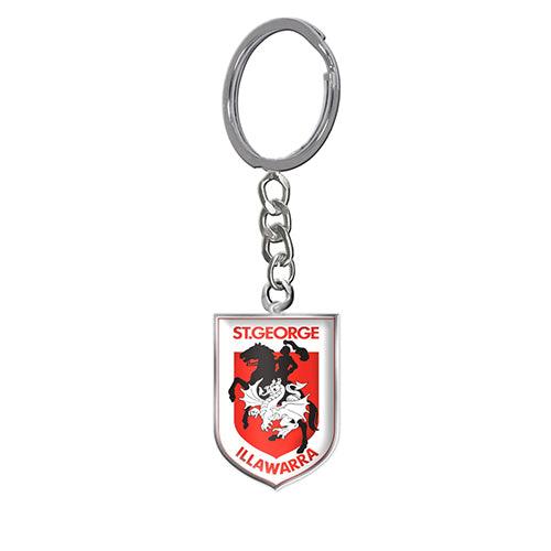 St George Dragons Metal Keyring 