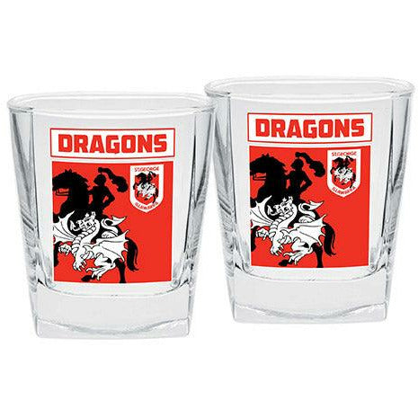 St George Dragons Spirit Glasses 