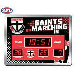 St Kilda Saints LED Scoreboard Clock 