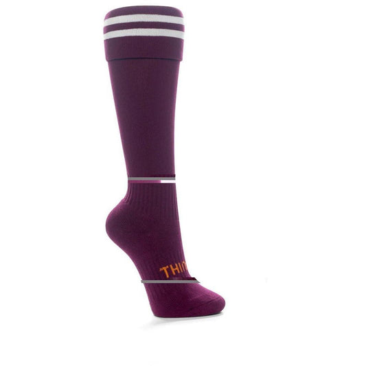 Thinskins Maroon/2 White Stripes