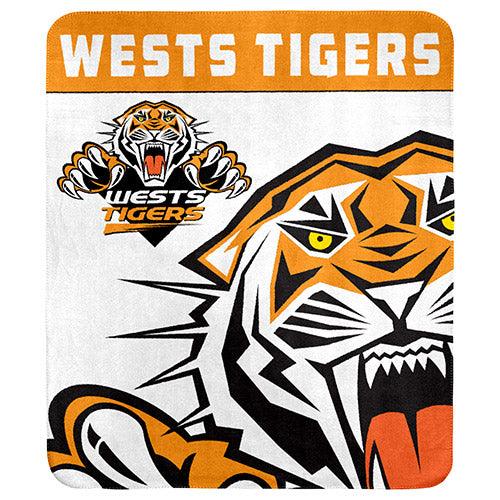 West Tigers Fleece Blanket  West Tigers Fleece Blanket