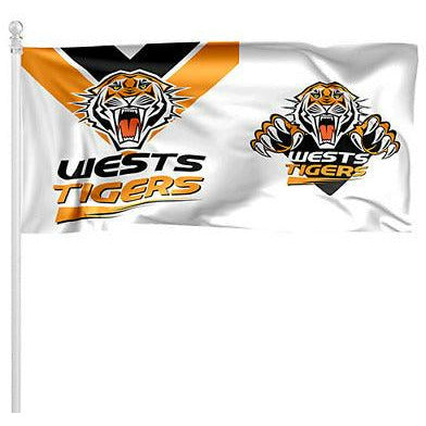 West Tigers Pole Flag 
