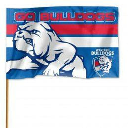 Western Bulldogs Game Day Flag  Western Bulldogs Game Day Flag