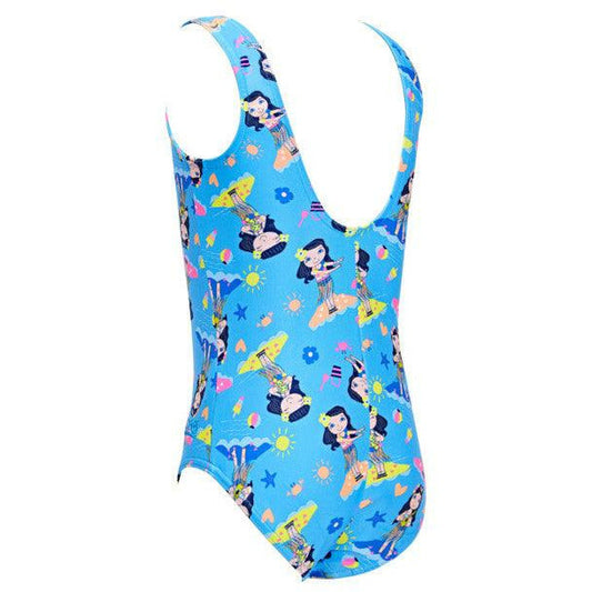 Zoggs Girls Hula Scoopback One Piece