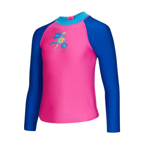 Zoggs Girls Lily Long Sleeve Sun Top  Zoggs Girls Lily Long Sleeve Sun Top