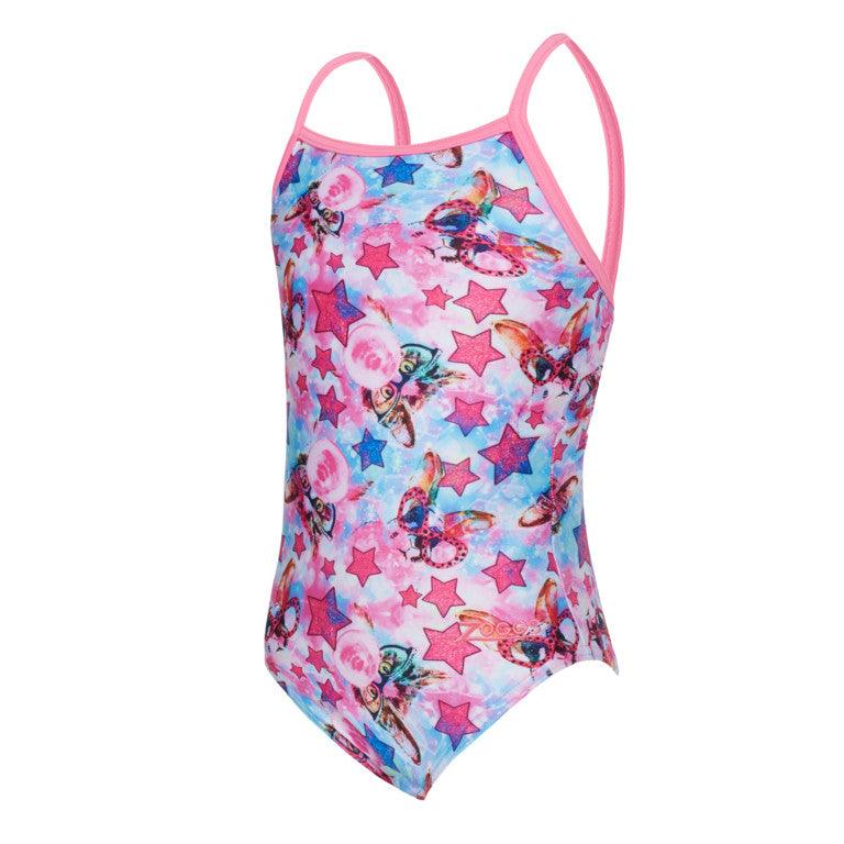 Zoggs Girls Star Party Yaroomba One Piece  Zoggs Girls Star Party Yaroomba One Piece