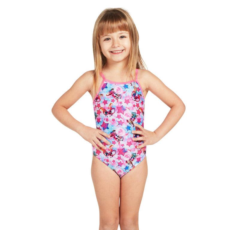 Zoggs Girls Star Party Yaroomba One Piece  Zoggs Girls Star Party Yaroomba One Piece