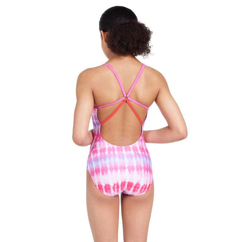 Zoggs Girls Sunset Haze Starback One Piece  Zoggs Girls Sunset Haze Starback One Piece