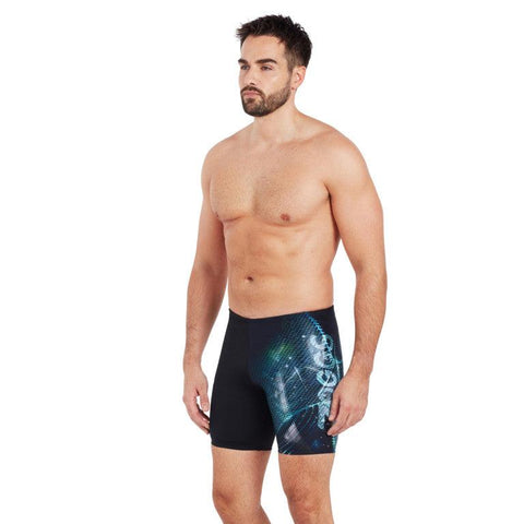 Zoggs Mens Argon Mid Jammer  Zoggs Mens Argon Mid Jammer