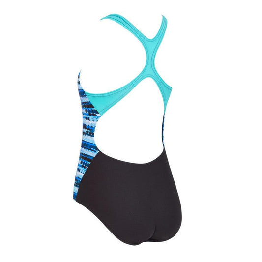 Zoggs Rock Wave Rowleeback Girls One Piece