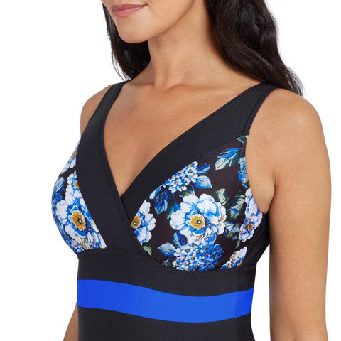 Zoggs Spring Blossom Square Back One Piece  Zoggs Spring Blossom Square Back One Piece