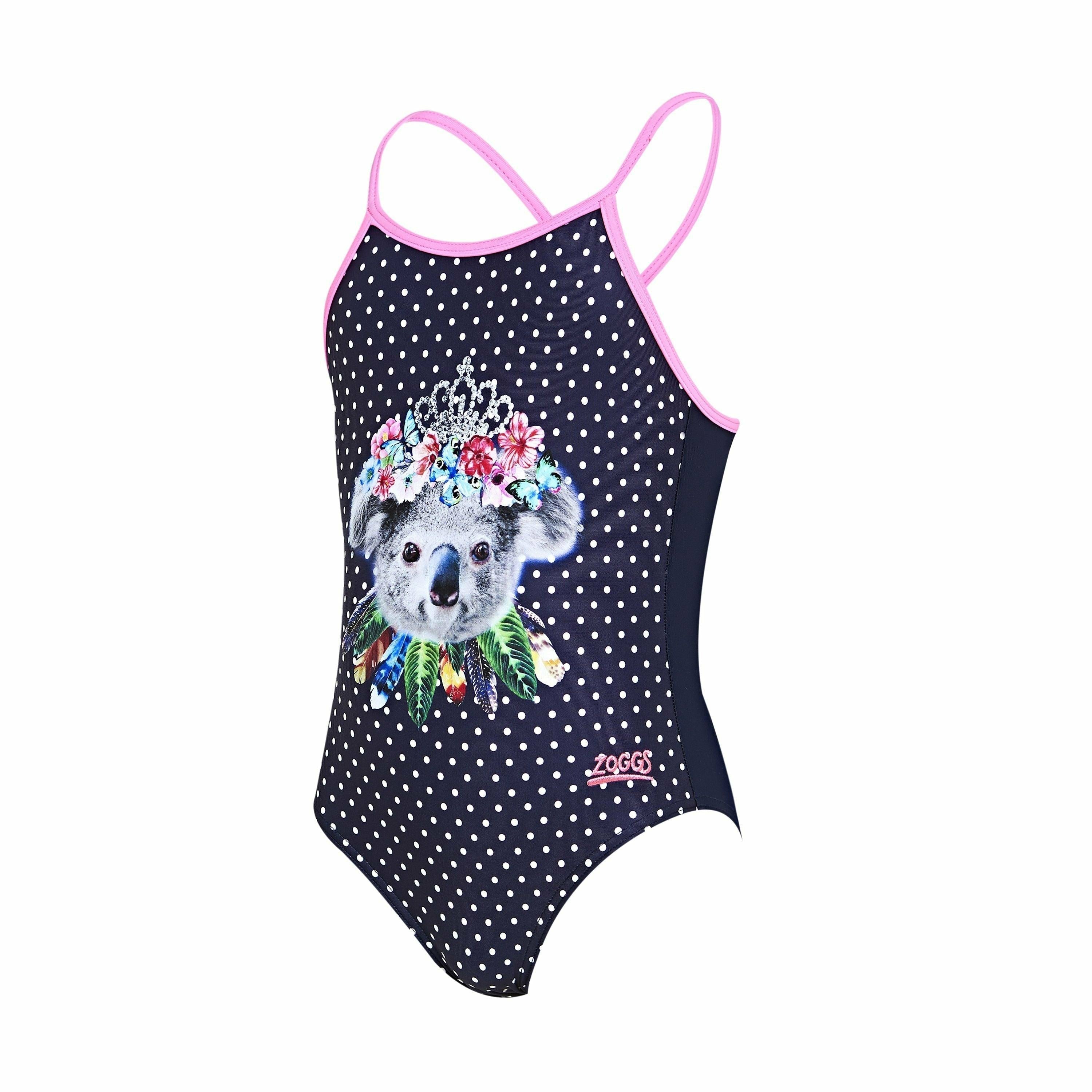 Zoggs Tribal Koala Crossback Girls  Zoggs Tribal Koala Crossback Girls