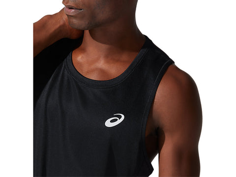 Asics Silver Mens Singlet