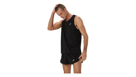 Asics Silver Singlet Performance Black / S