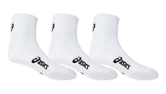 Pace Quarter Sock 3 Pack Brilliant White / 4-8