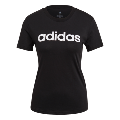 Essentials Slim Logo T-Shirt 2XL / Black/White