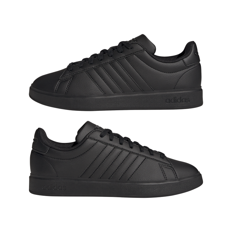 Grand Court Cloudfoam Comfort Shoes 4 / Core Black/Core Black/Ftwr White