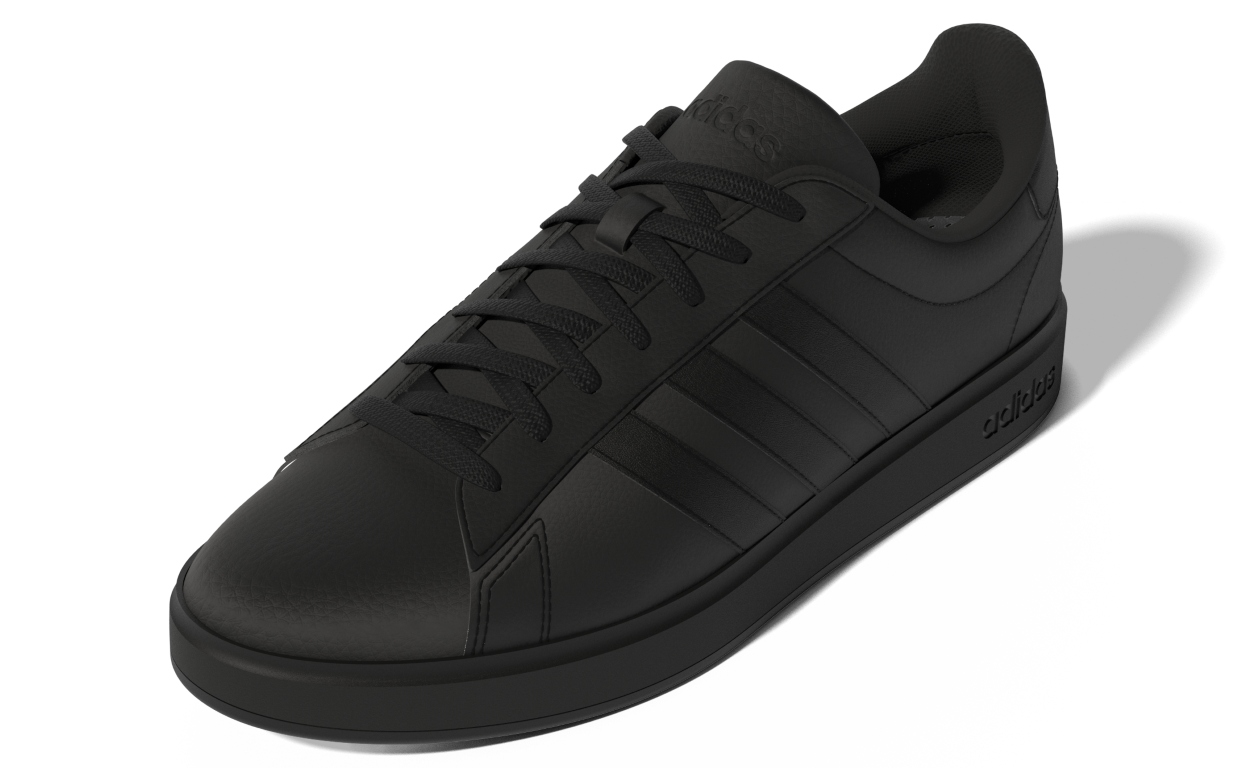 Grand Court Cloudfoam Comfort Shoes 4 / Core Black/Core Black/Ftwr White