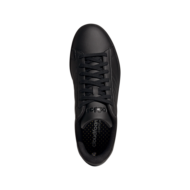 Grand Court Cloudfoam Comfort Shoes 4 / Core Black/Core Black/Ftwr White