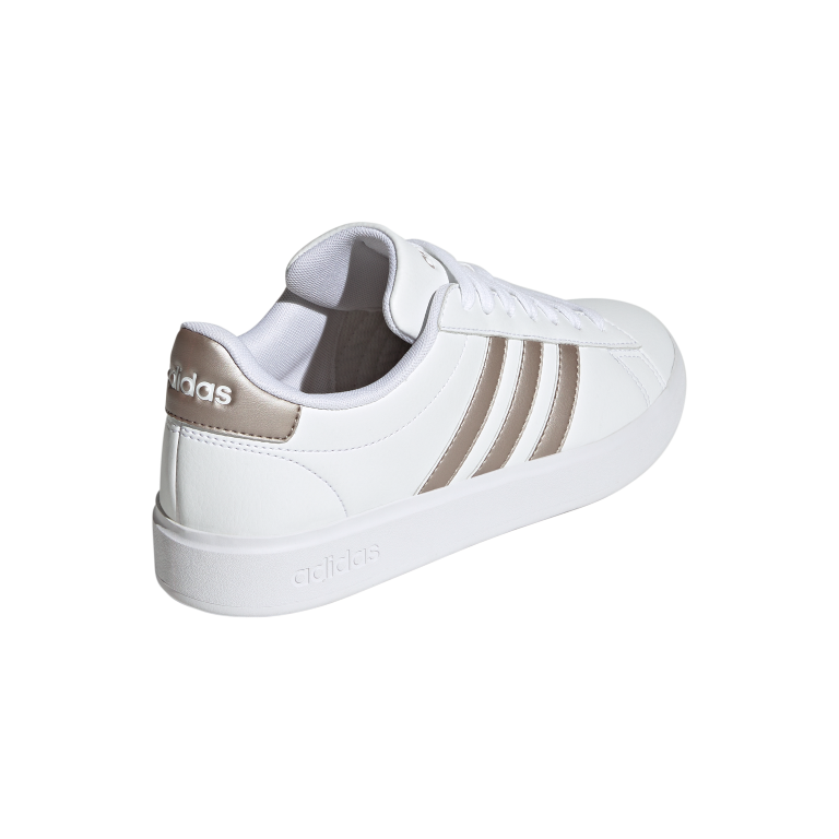 Grand Court Cloudfoam Lifestyle Court Comfort Shoes 5 / Ftwr White/Platin Met./Platin Met.