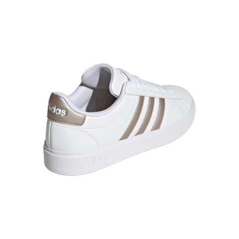 Grand Court Cloudfoam Lifestyle Court Comfort Shoes 5 / Ftwr White/Platin Met./Platin Met.