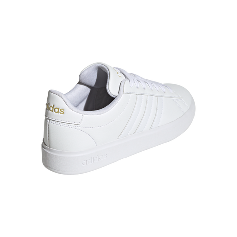 Grand Court Cloudfoam Lifestyle Court Comfort Shoes 5 / Ftwr White/Ftwr White/Gold Met.