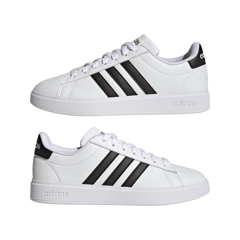 Grand Court Cloudfoam Lifestyle Court Comfort Shoes 5 / Ftwr White/Core Black/Core Black