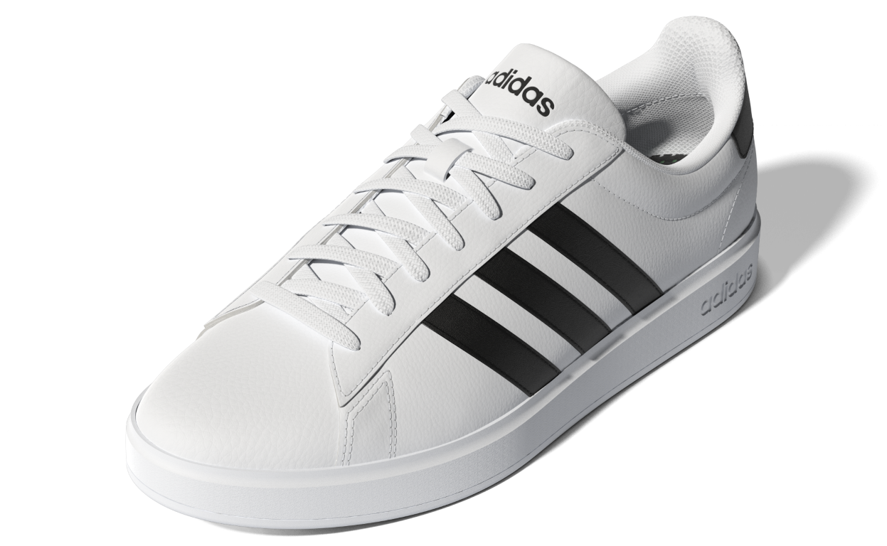 Grand Court Cloudfoam Lifestyle Court Comfort Shoes 5 / Ftwr White/Core Black/Core Black