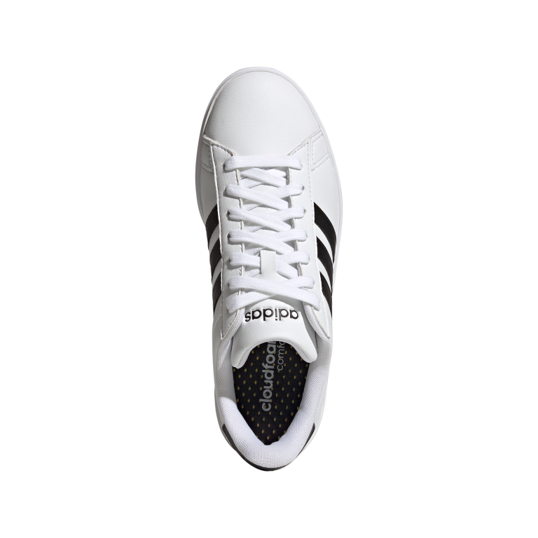 Grand Court Cloudfoam Lifestyle Court Comfort Shoes 5 / Ftwr White/Core Black/Core Black