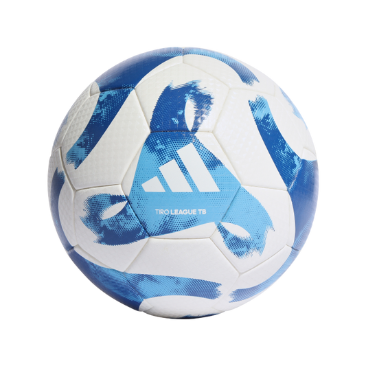 Tiro League Thermally Bonded Football 4 / White/Team Royal Blue/Light Blue
