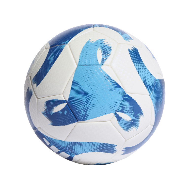 Tiro League Thermally Bonded Football 4 / White/Team Royal Blue/Light Blue