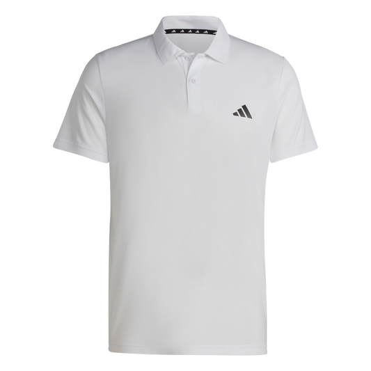 Train Essentials Training Polo Shirt 2XL / White/Black