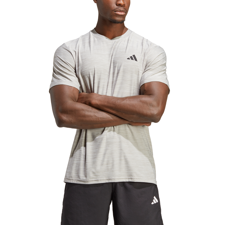 Train Essentials Stretch Training T-Shirt 2XL / Mgh Solid Grey/White/Black