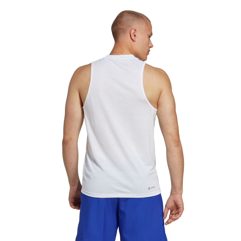 Train Essentials Feelready Training Sleeveless Tank Top 2XL / White/Black