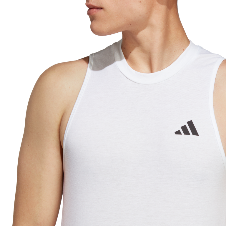 Train Essentials Feelready Training Sleeveless Tank Top 2XL / White/Black